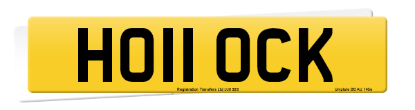 Registration number HO11 OCK